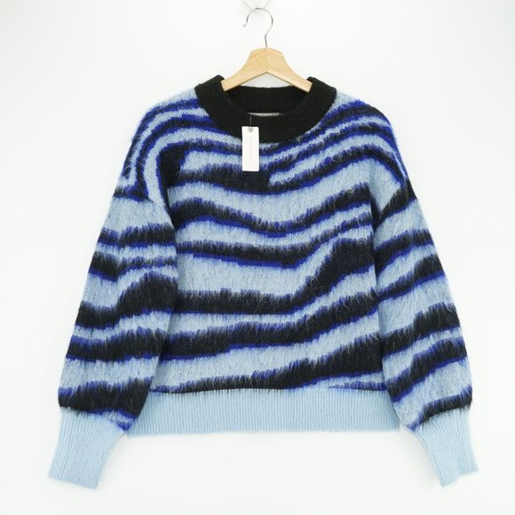 Anthropologie Salma Striped Eyelash Sweater - Picture 8 of 12